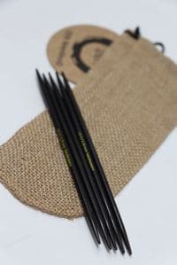 ZEN© Sock Stix - Rosewood &amp; Ebony 5&quot; Double Points