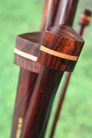 ZEN© Knitting Needles - Triangular Single Point Rosewood Knitting Needles